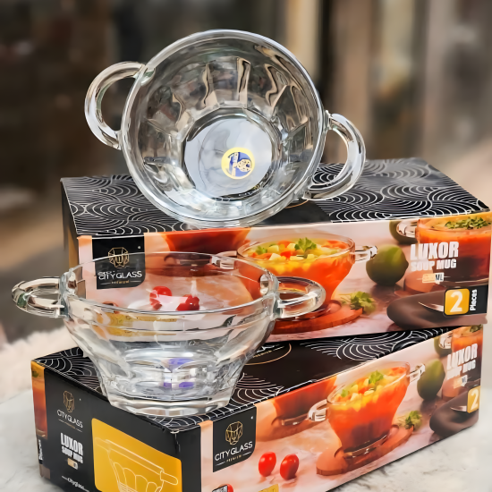 Glass Bowls 2 Pcs